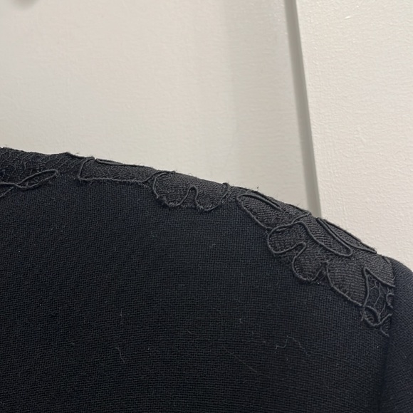 Escada Rare Vintage Black Jacket With Lace Detail - Picture 9 of 13